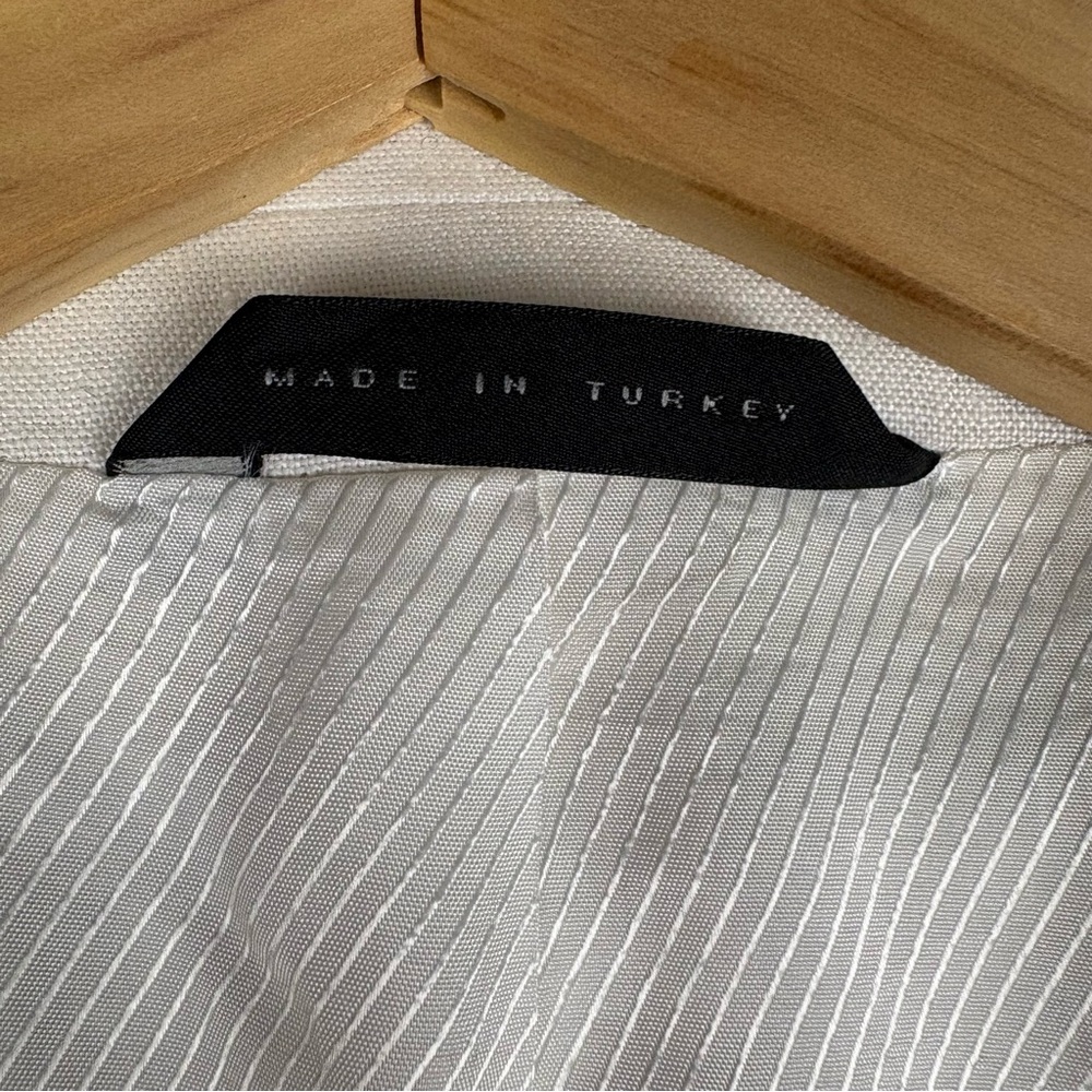 Hugo Boss White Linen Blend Sport Coat Blazer - Picture 6 of 16
